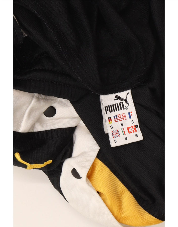 Pantaloni de trening pentru bărbați Puma, negru, poliester color bloc