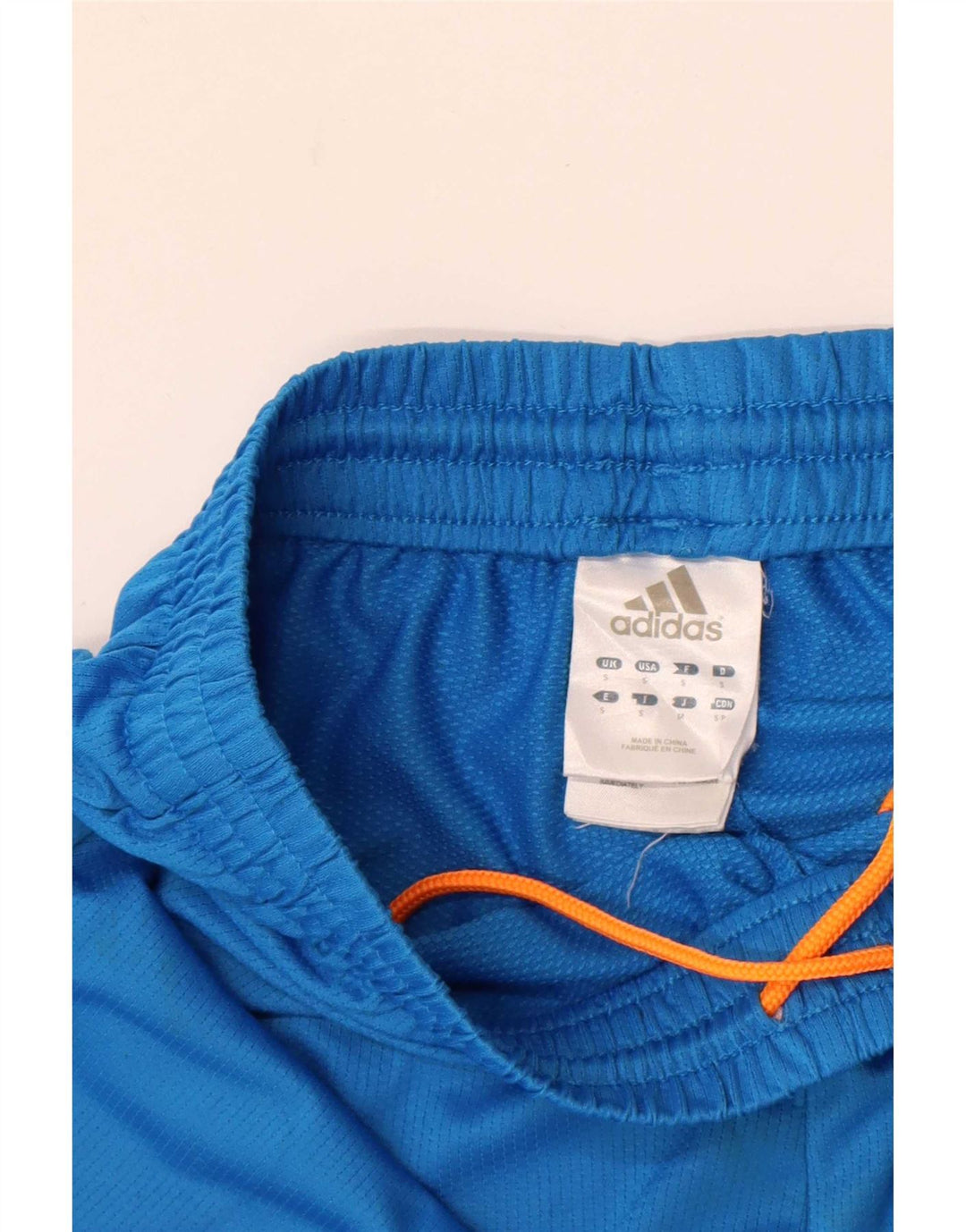 Pantaloni scurți sport grafic Adidas pentru bărbați, mici, albastru, poliester