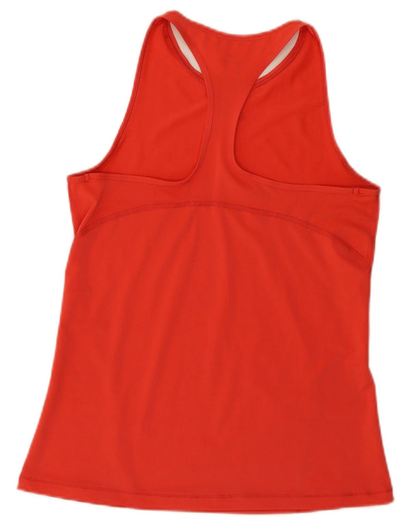 Nike Womens Dri Fit Vest Top UK 10 Small Orange