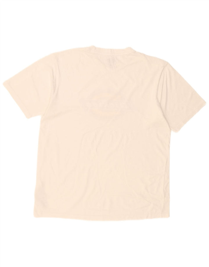 Tricou grafic pentru bărbați Dickies Top mare din bumbac alb