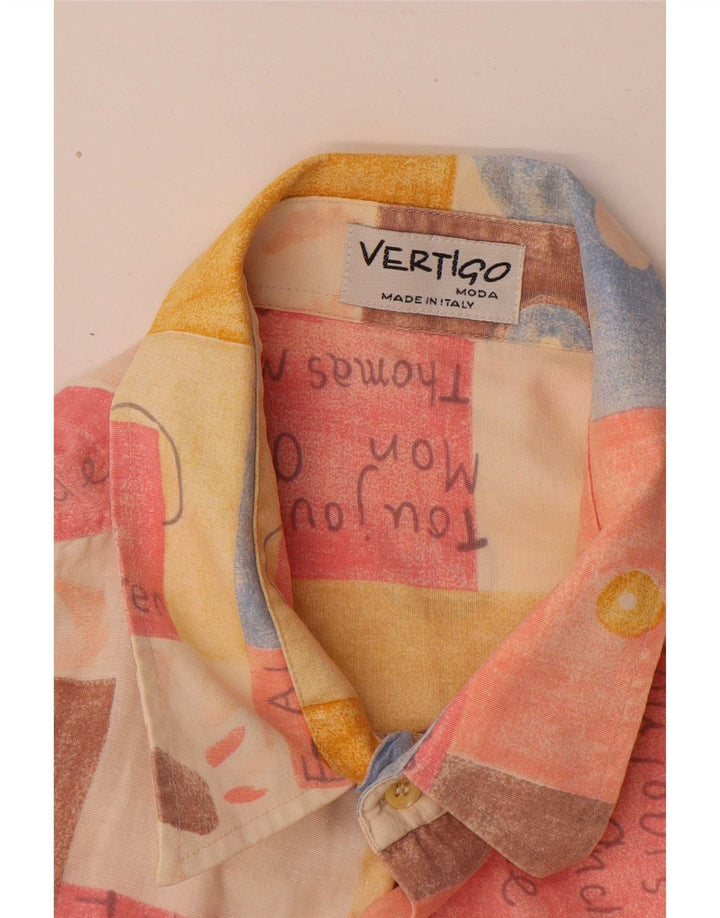 Cămașă cu mânecă scurtă pentru bărbați Vertigo 2XL, multicoloră, mozaic