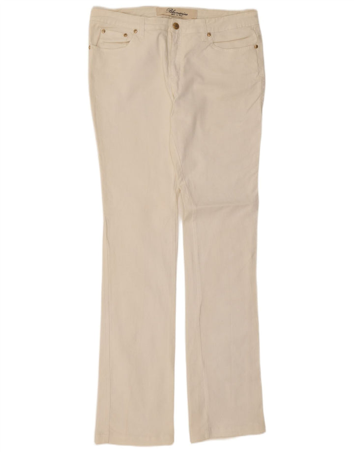 Blumarine Blumarine Slim Bootcut Blumarine W30 L35 Bumbac Alb