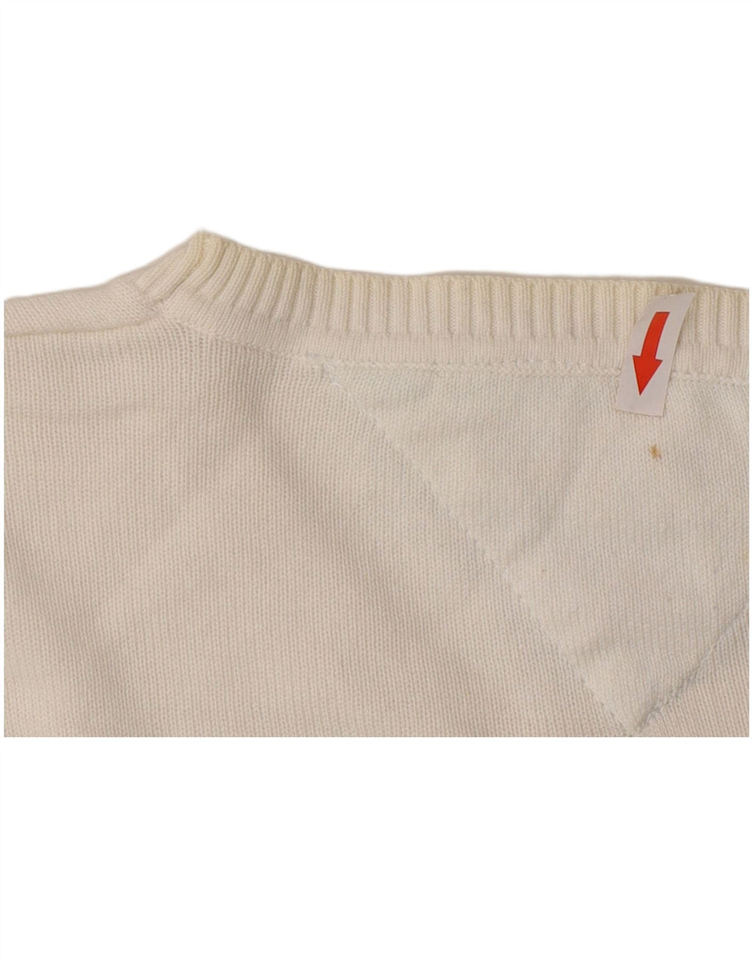 Pulover Tommy Hilfiger pentru bărbați, cu gât crew, bumbac alb mediu
