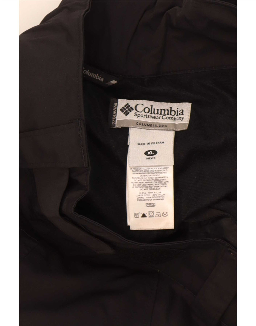 Pantaloni de schi Columbia Omni-Tech Cargo pentru bărbați XL, nailon, negru
