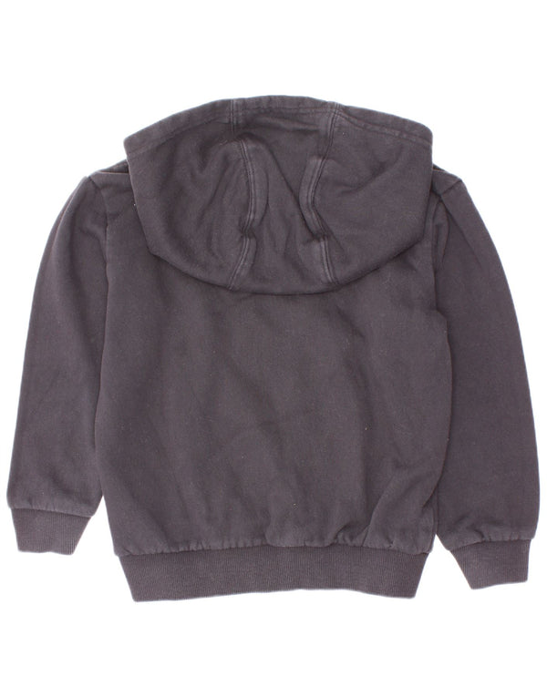 Adidas Băieți Graphic Hoodie Jumper 6-7 Ani Bumbac Negru