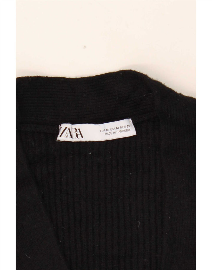 Pulover cardigan supradimensionat pentru femei Zara UK 14 Medium Negru