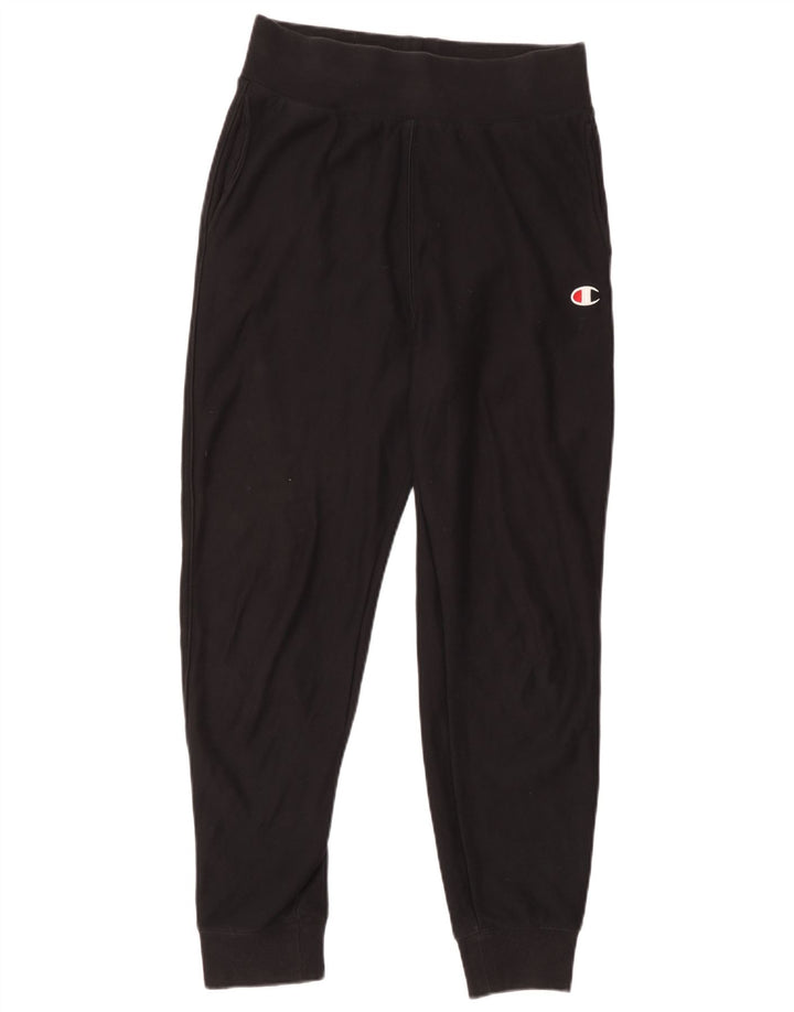 Pantaloni de trening pentru bărbați Champion Pantaloni de jogging Bumbac mediu negru