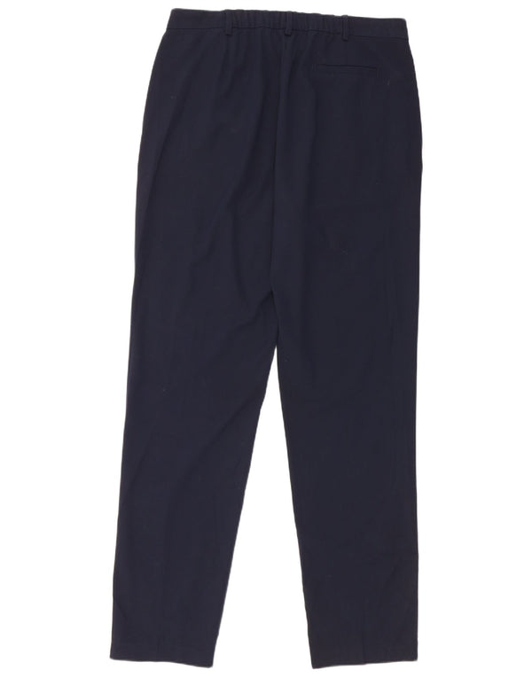 Pantaloni chino pentru femei cu talie înaltă Marks & Spencer UK 14 Large W34 L32 Bleumarin B