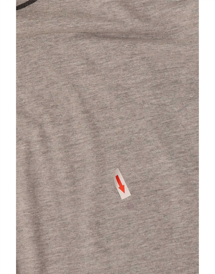 Tricou grafic pentru bărbați Volcom Top mare, gri, bumbac cu pete