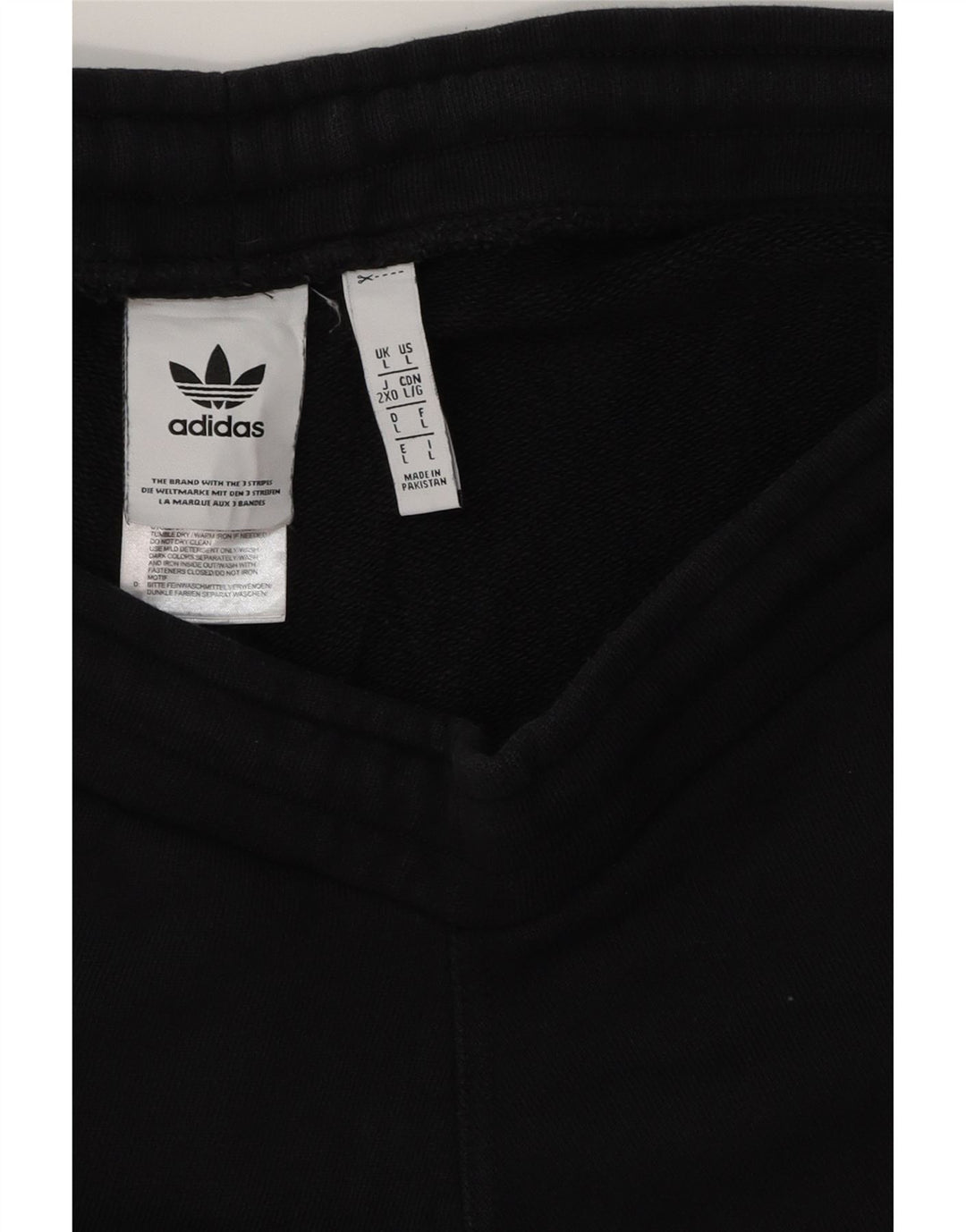 Pantaloni scurți sport ADIDAS pentru bărbați, mari, negru, bumbac