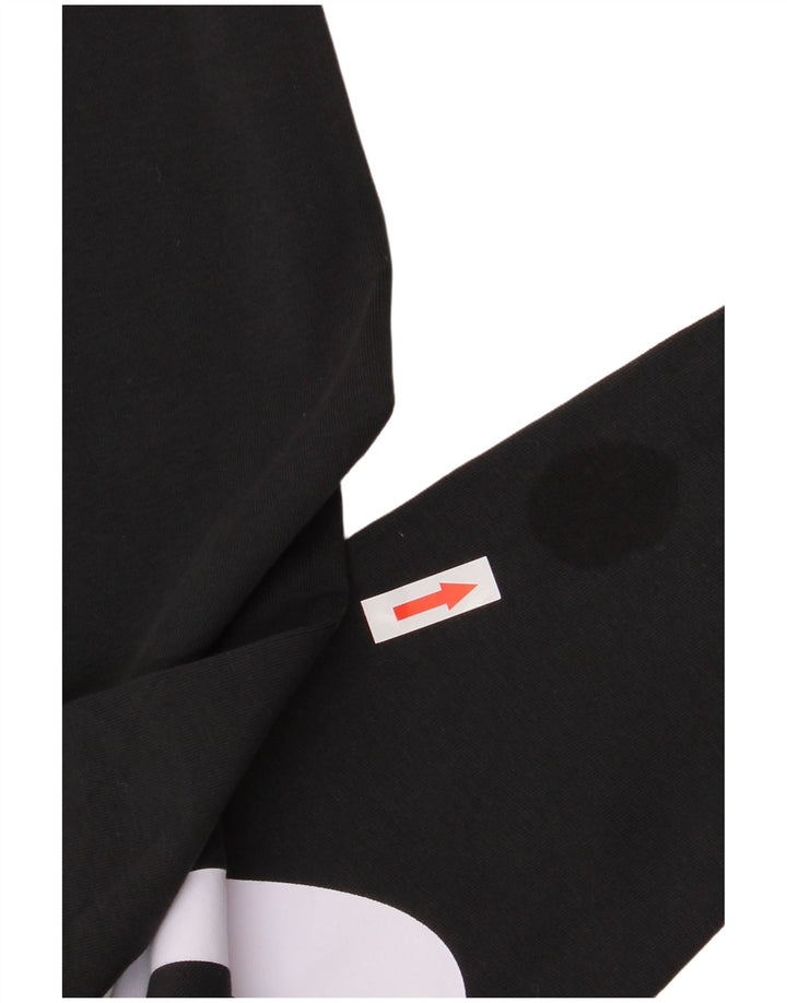 Leggings grafic Nike pentru femei UK 8 Small Black Bumbac