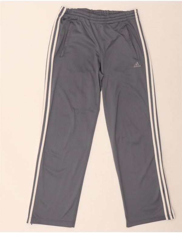 Pantaloni de trening Adidas pentru bărbați, poliester, gri mic