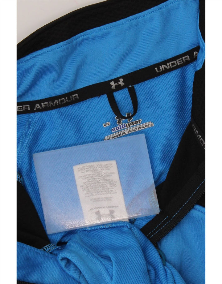 Top de trening Under Armour Cold Gear Pullover pentru bărbați, mare, albastru
