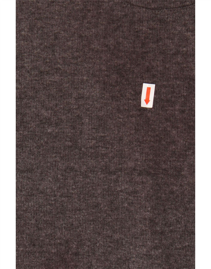 Rochie cu mâneci 3/4 pentru femei Zara UK 16 Poliester maro mare