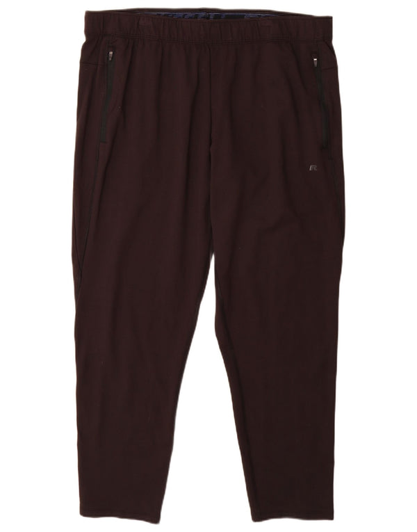 Pantaloni de trening pentru bărbați RUSSELL ATHLETIC XL, negru, raion