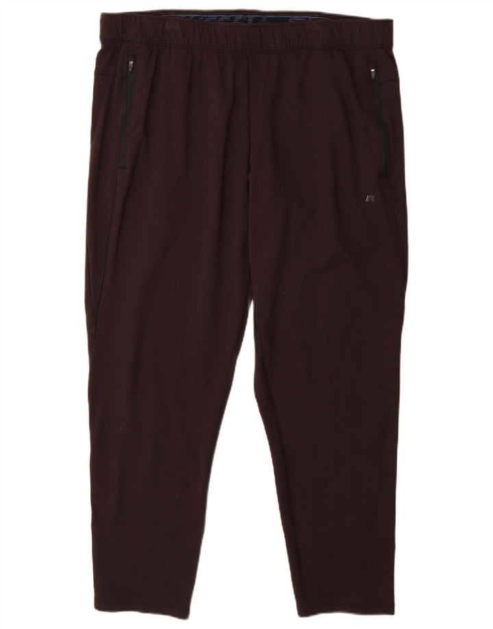 Pantaloni de trening pentru bărbați RUSSELL ATHLETIC XL, negru, raion