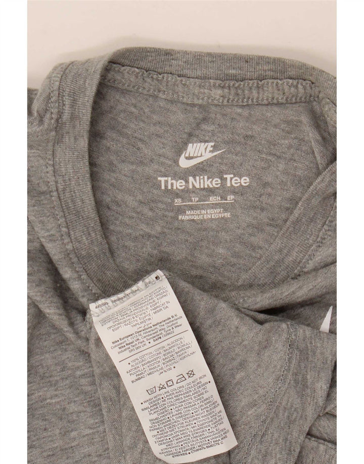 Tricou grafic pentru bărbați Nike Top XS bumbac gri