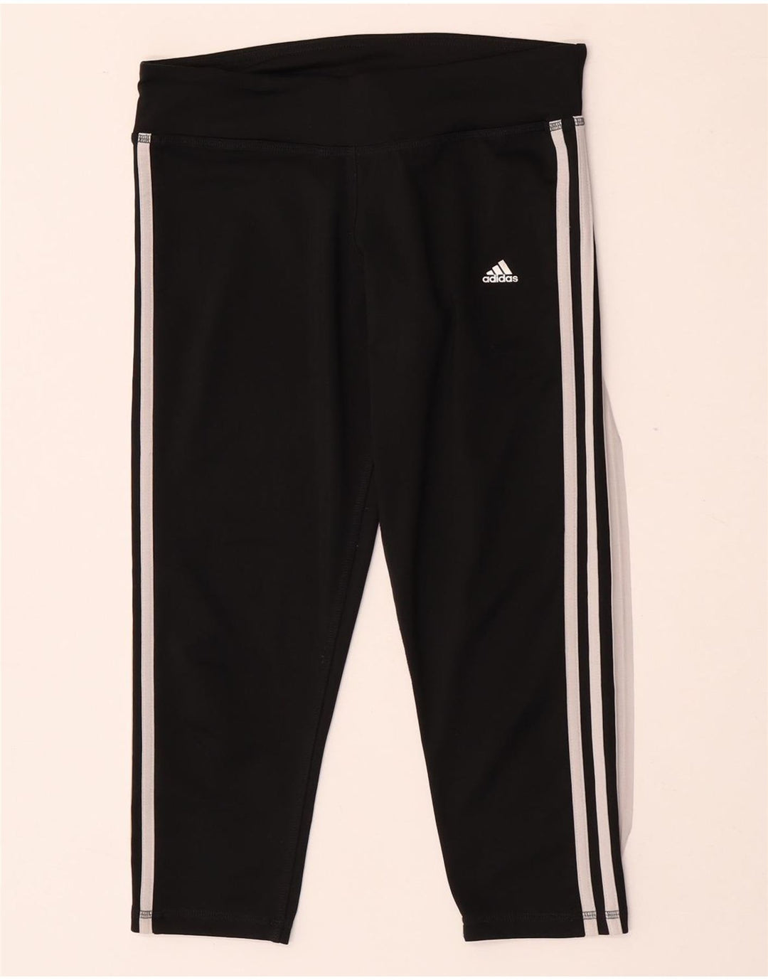 Leggings Adidas Climalite Capri pentru femei UK 12/14 Poliester mediu negru