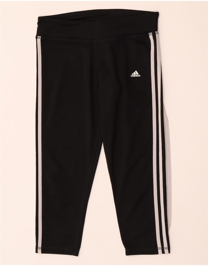 Leggings Adidas Climalite Capri pentru femei UK 12/14 Poliester mediu negru