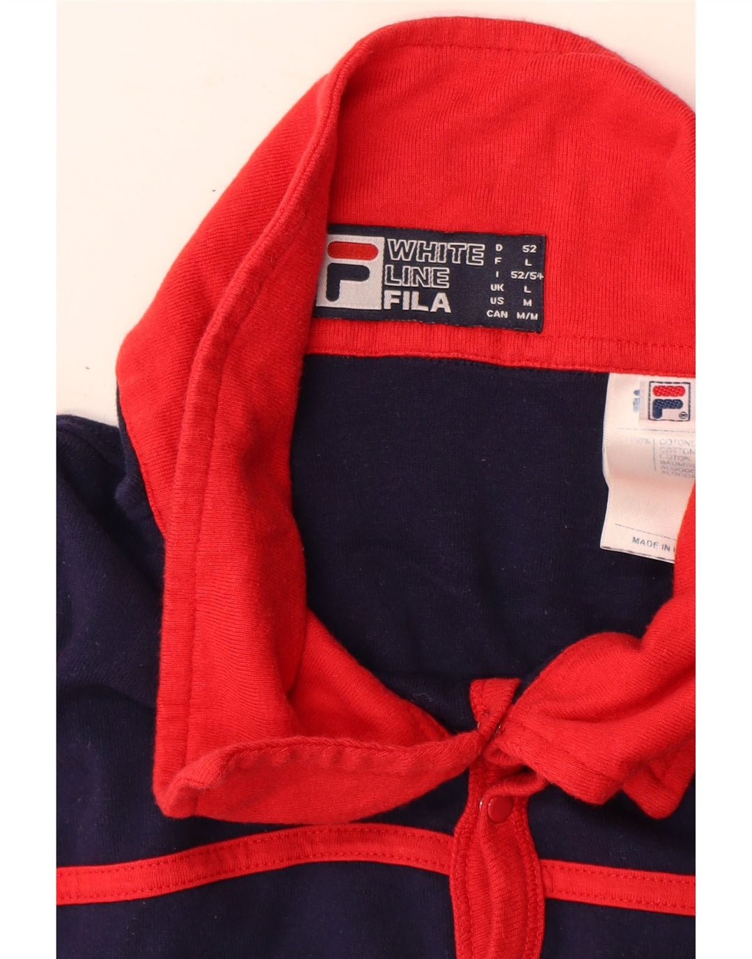 Cămașă polo FILA pentru bărbați, mare, bleumarin, bumbac color bloc