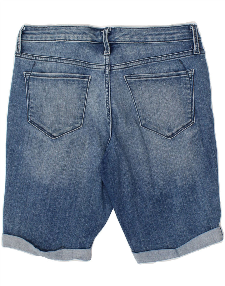 MOSSIMO Womens Mid Rise Denim Shorts US 6 Medium W28  Blue Cotton Vintage Mossimo and Second-Hand Mossimo from Messina Hembry 