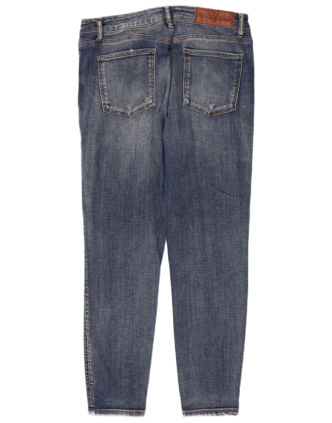 Blugi slim pentru femei Desigual Distressed W32 L26 Bumbac albastru