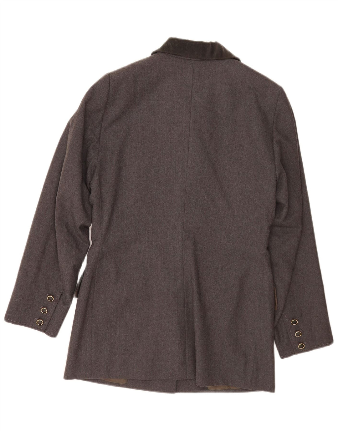 Blazer Vintage pentru femei cu 5 nasturi, UK 16, mare, gri
