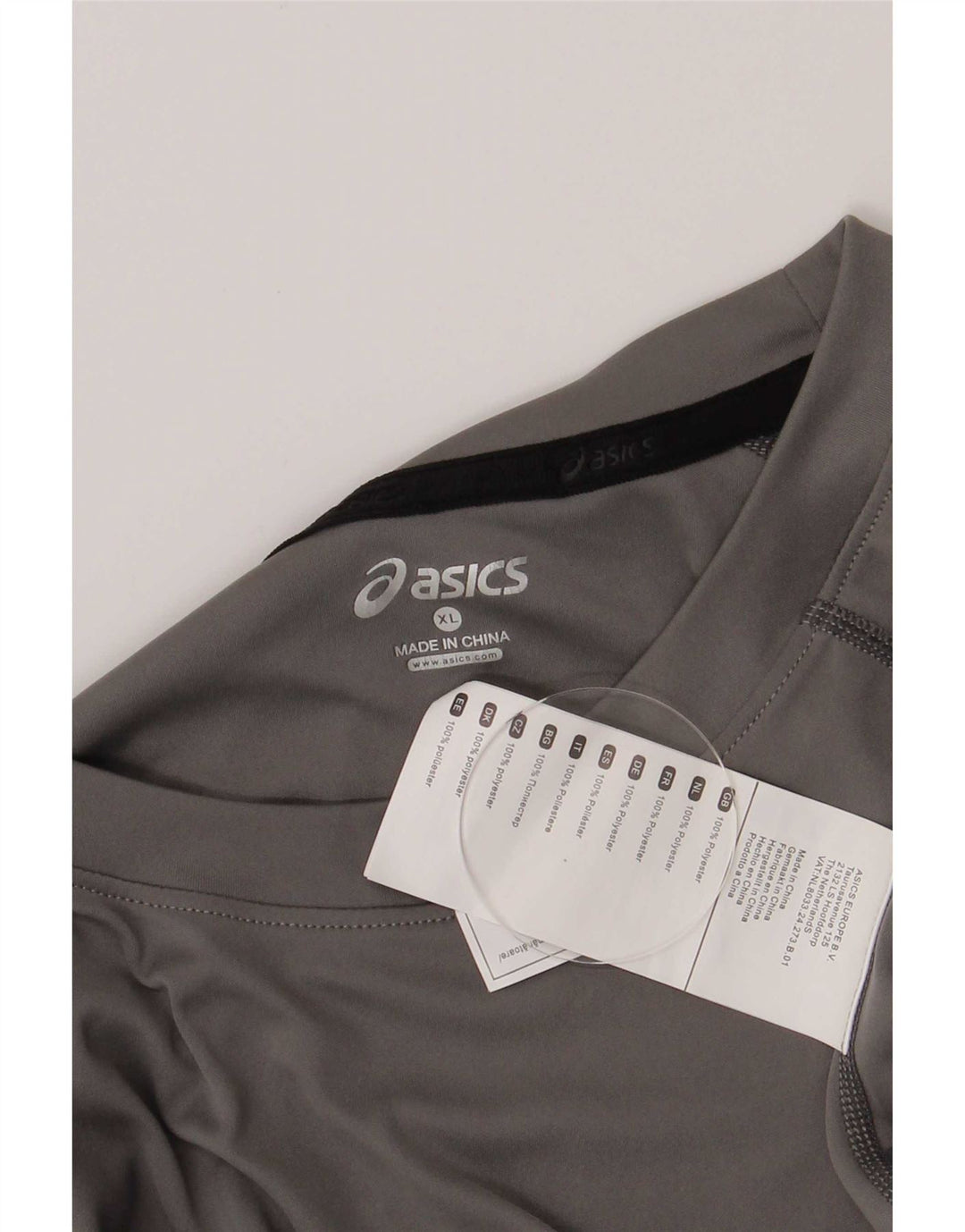 Tricou grafic Asics pentru bărbați Top XL Gri poliester Sport