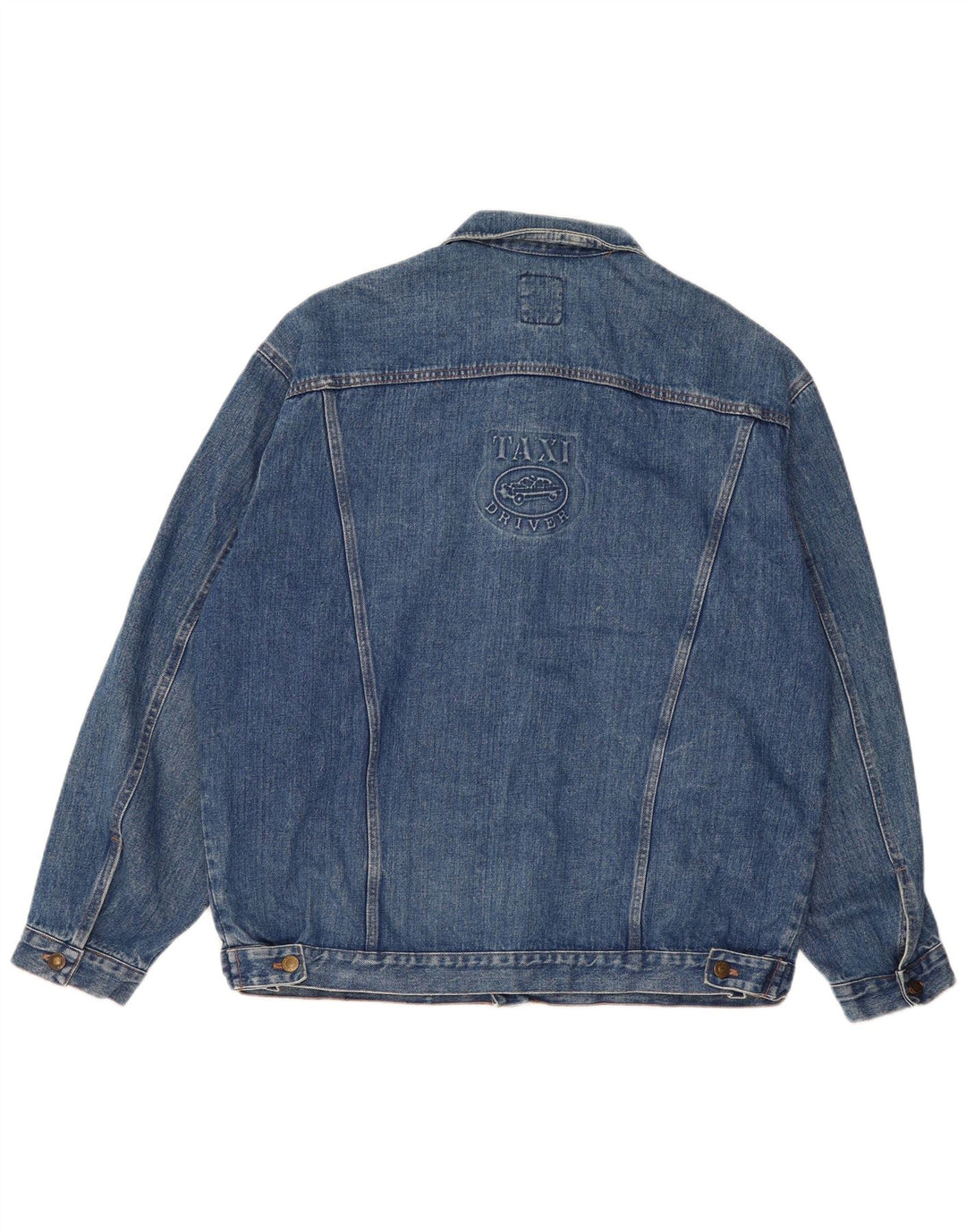 Jachetă de blugi pentru bărbați VINTAGE UK 42 XL Bumbac albastru
