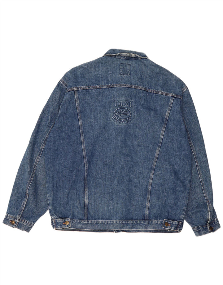 Jachetă de blugi pentru bărbați VINTAGE UK 42 XL Bumbac albastru