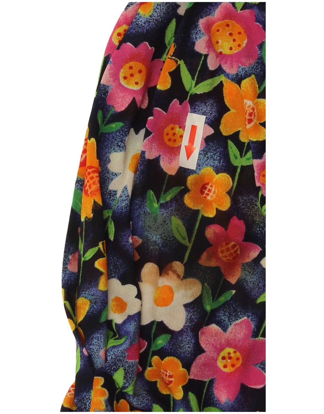 Gibi Womens Cardigan Top UK 14 Large Bleumarin Floral Acetat