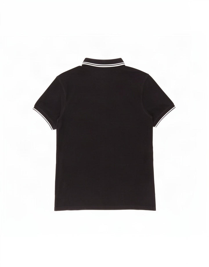 Cămașă polo Fred Perry pentru bărbați, bumbac mediu negru