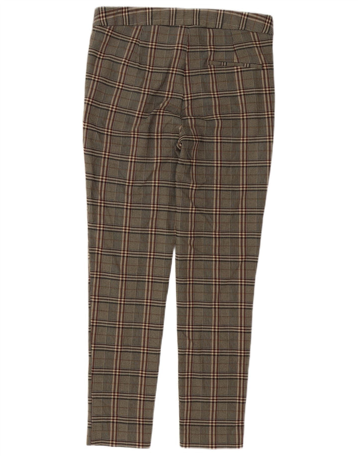 Pantaloni chino slim pentru femei Zara Mediu L28 L27 Maro Check