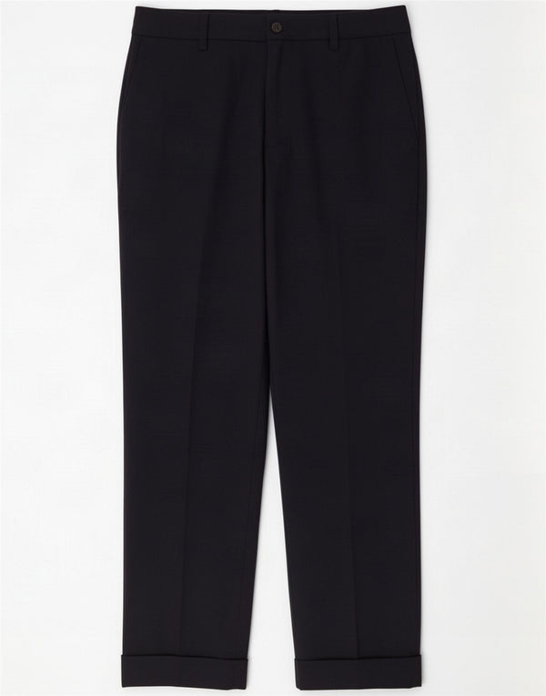 Zara Pantaloni Chino conici pentru bărbați EU 40 Medium W31 L29 Poliester negru
