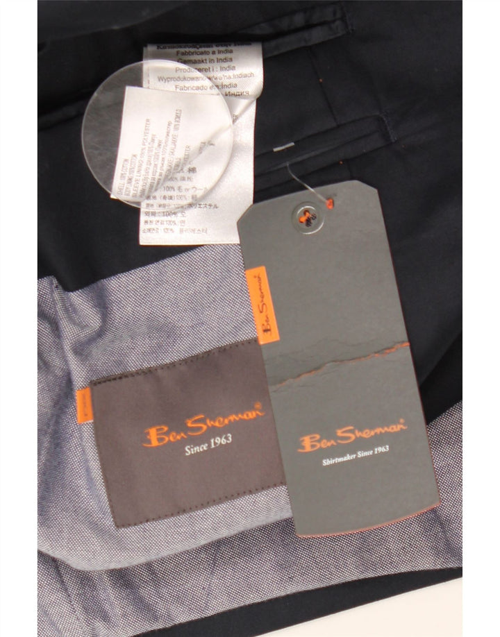 Jachetă pentru bărbați Ben Sherman, cu 2 nasturi, UK 44 2XL Bumbac bleumarin