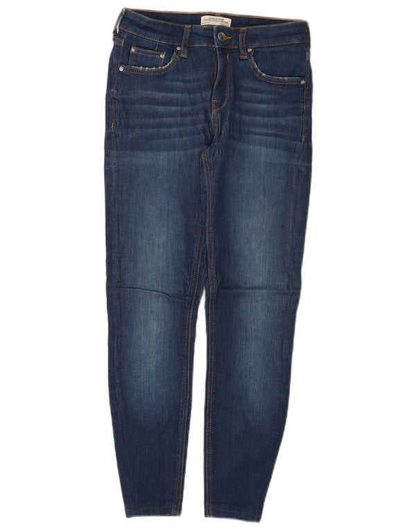 Blugi skinny dama Zara EU 34 2XS L24 L25 Bumbac albastru