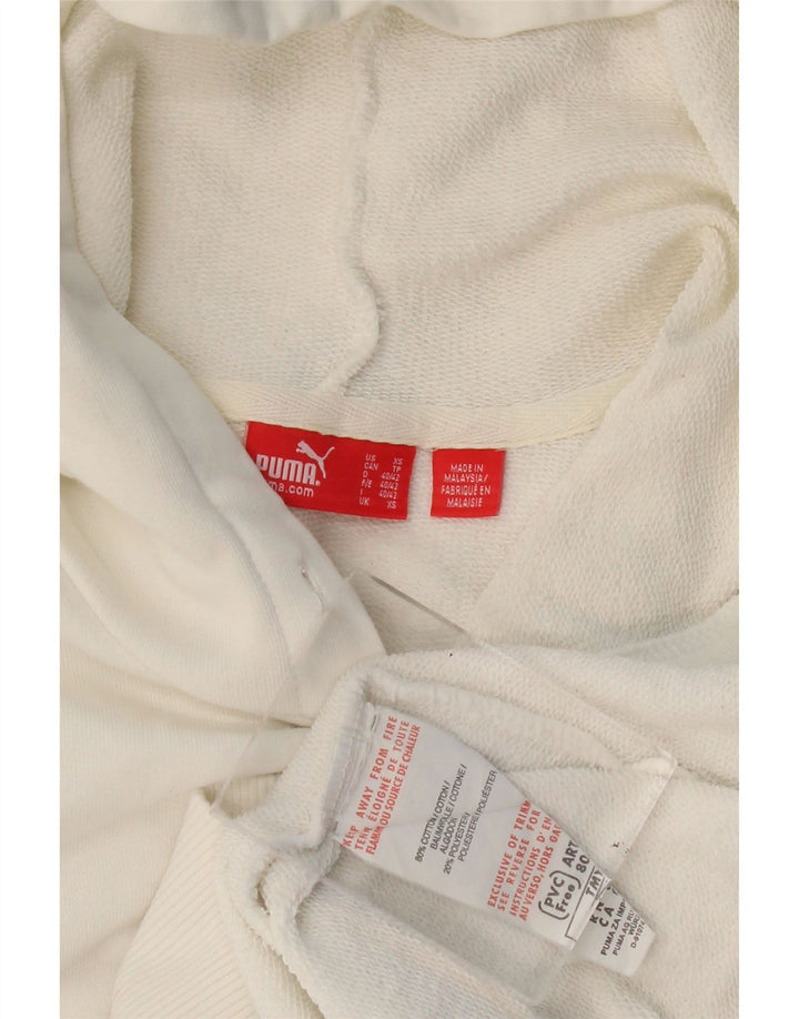 Pulover pentru bărbați Puma Graphic Hoodie XS Bumbac alb