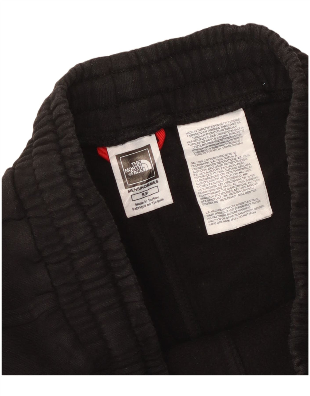 Pantaloni de trening pentru bărbați The North Face, bumbac negru mic