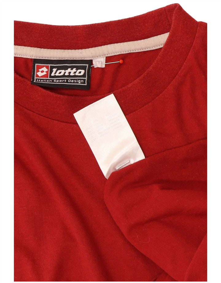 Lotto Mens Vest Top 2XL Red Bumbac