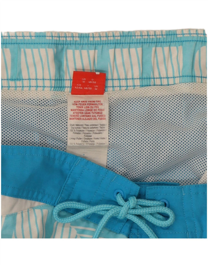 Pantaloni scurți de înot cu grafică Puma pentru bărbați, albastru mediu, poliester color bloc