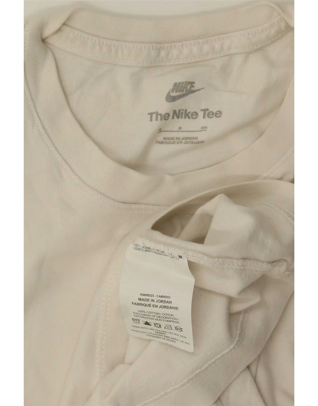 Tricou pentru bărbați Nike Top mic, alb, bumbac