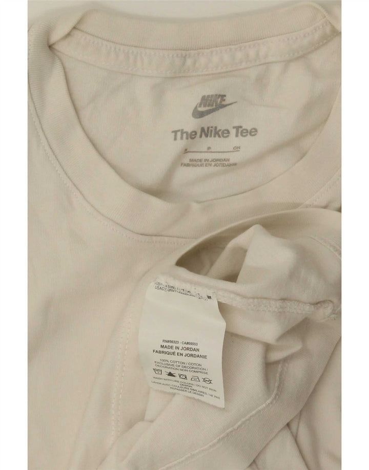 Tricou pentru bărbați Nike Top mic, alb, bumbac