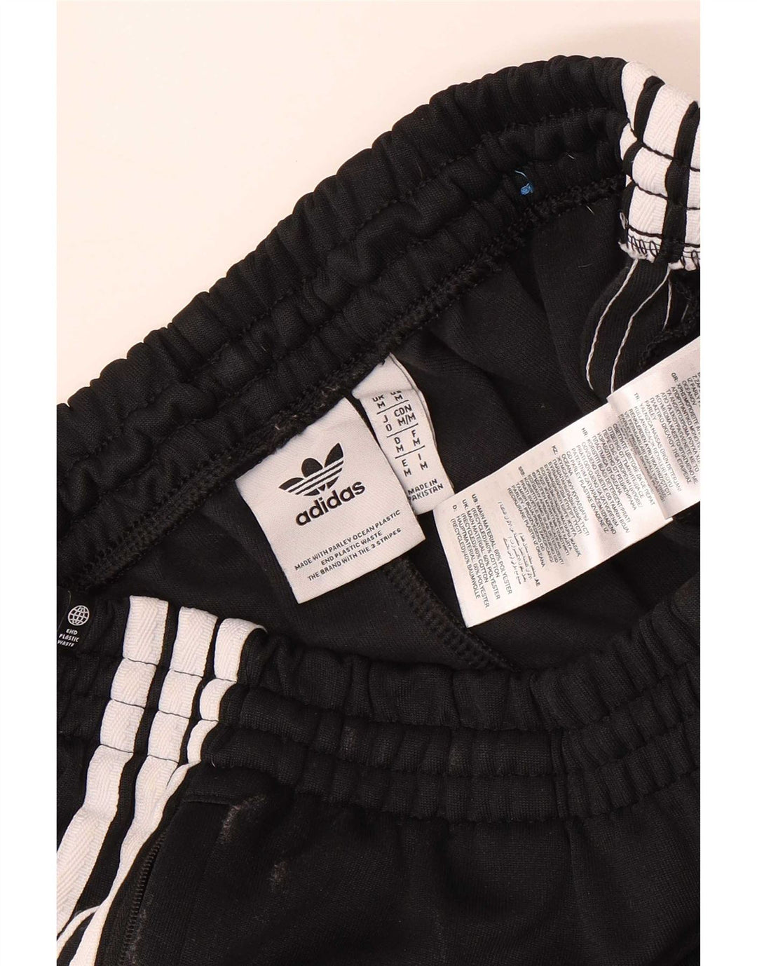 Pantaloni de trening Adidas pentru bărbați Joggeri poliester mediu negru