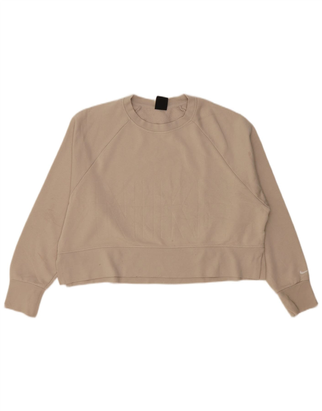 Pulover pentru femei Nike Dri Fit Graphic Oversized Hanorac UK 14 Medium Gri