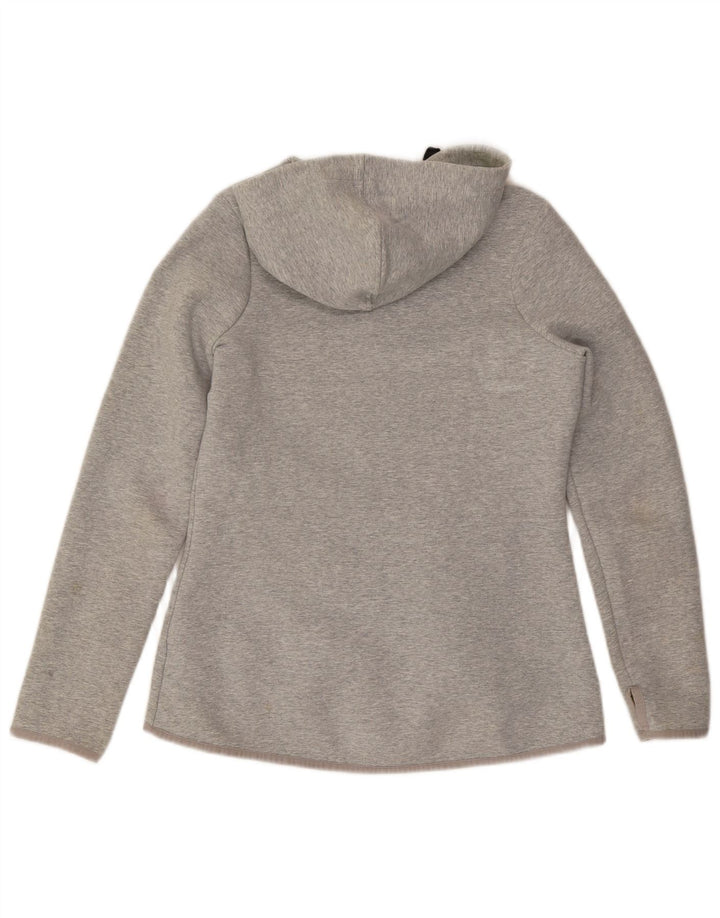 Pulover pentru femei Marks & Spencer, cu fermoar, bumbac, gri mediu