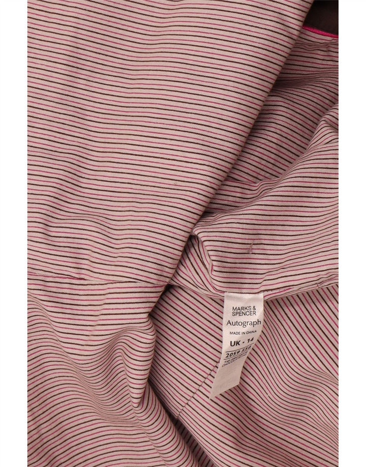 Trench cu autograf pentru femei Marks & Spencer UK 14 bumbac maro mediu
