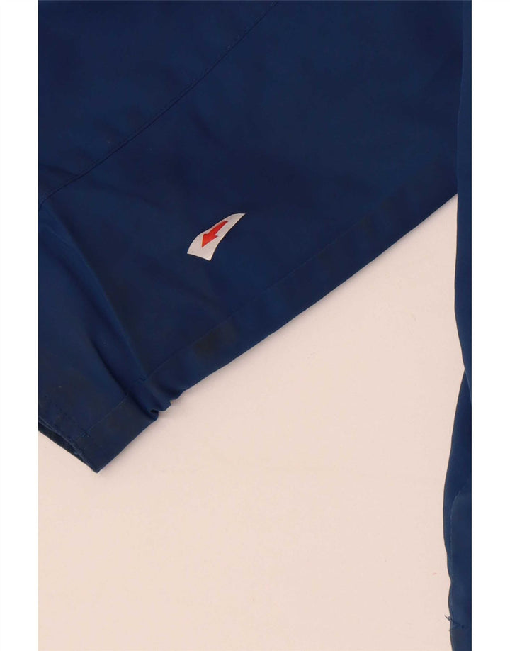 Jachetă de ploaie cu glugă pentru bărbați Mountain Essentials UK 46 3XL Blue Nylon