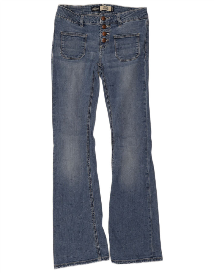 Blugi evazați Zadie Superdry pentru femei W26 L30 Blue Lyocell