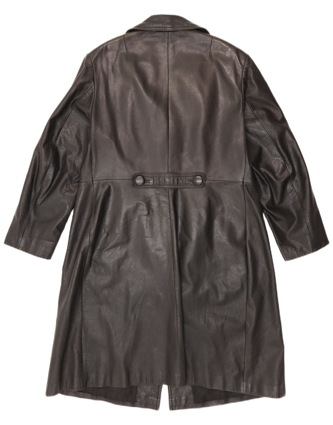 Palton din piele vintage pentru femei IT 52 2XL negru