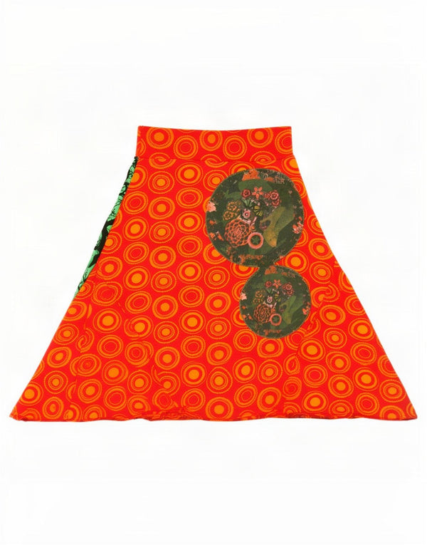 Fusta A-Line Desigual Womens Model Abstract Medium W26 Multicolor
